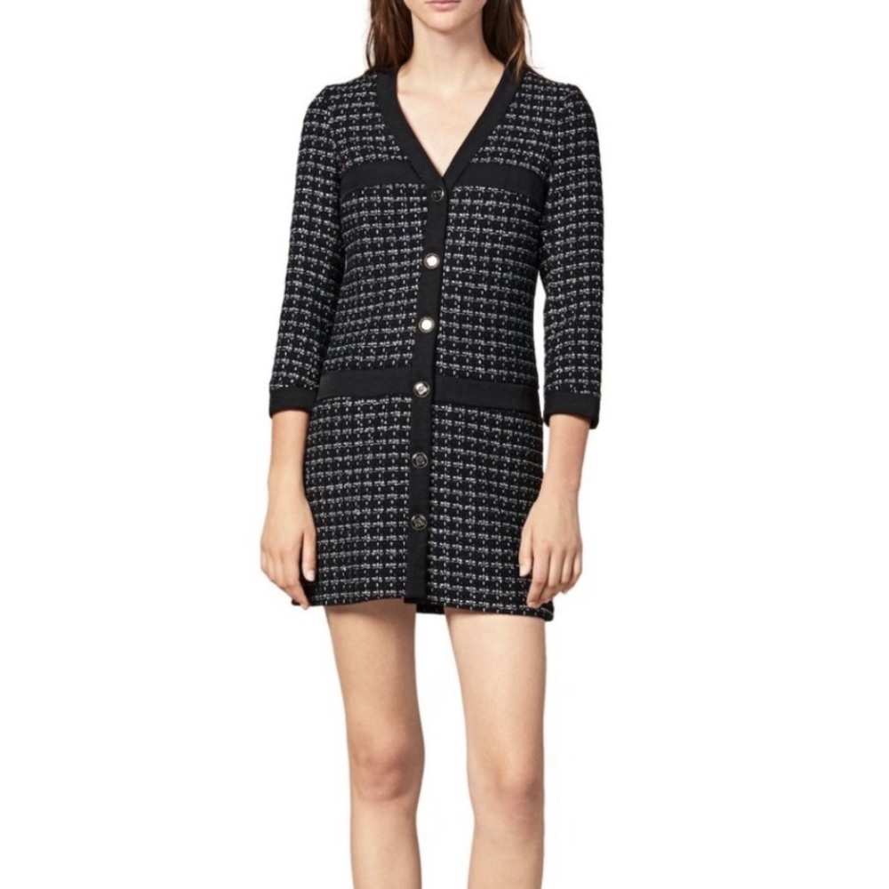 SANDRO Paris - Gelina Tweed Dress